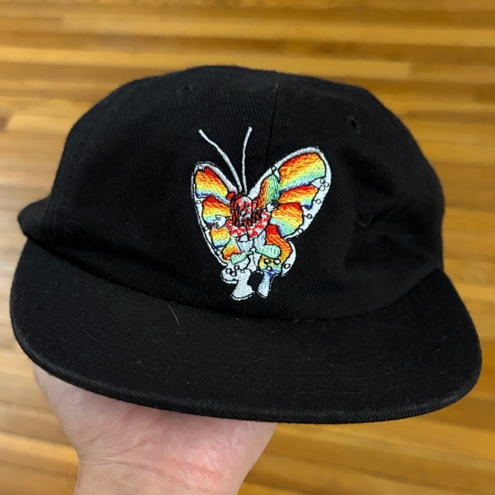 Supreme Black Cap with White Logo